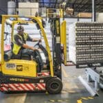 Person Using Forklift