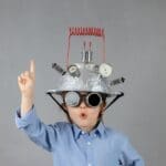 Education, artificial; intelligence and business idea concept