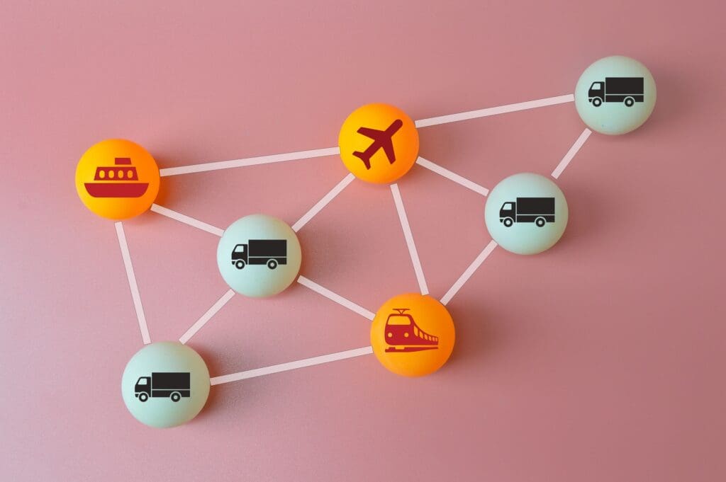 Connected logistics and supply chain concept. Organizational Resilience