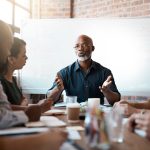 Inspiring his team with his expertise