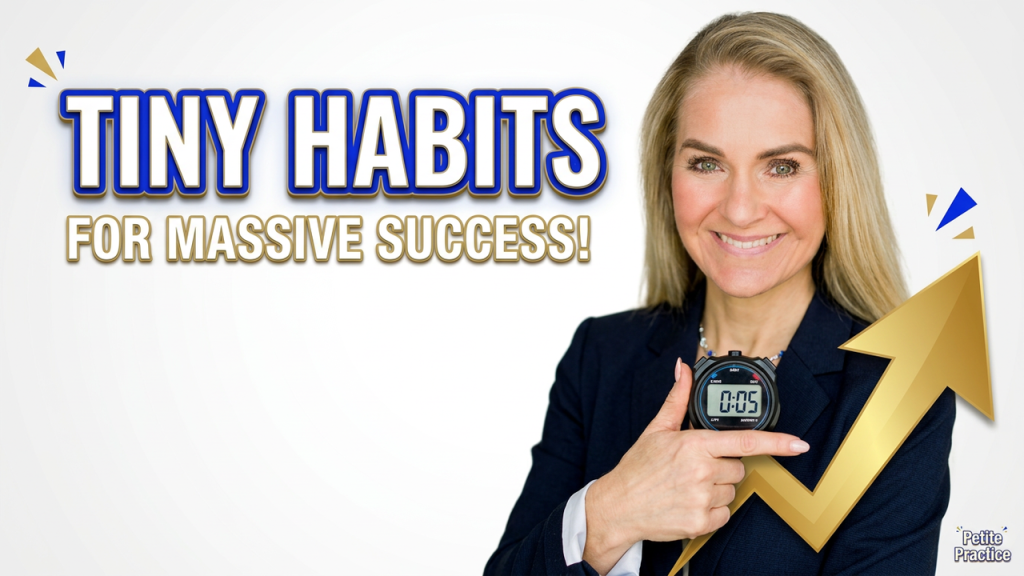 Dr. Christiane Schroeter how to build good habits small steps