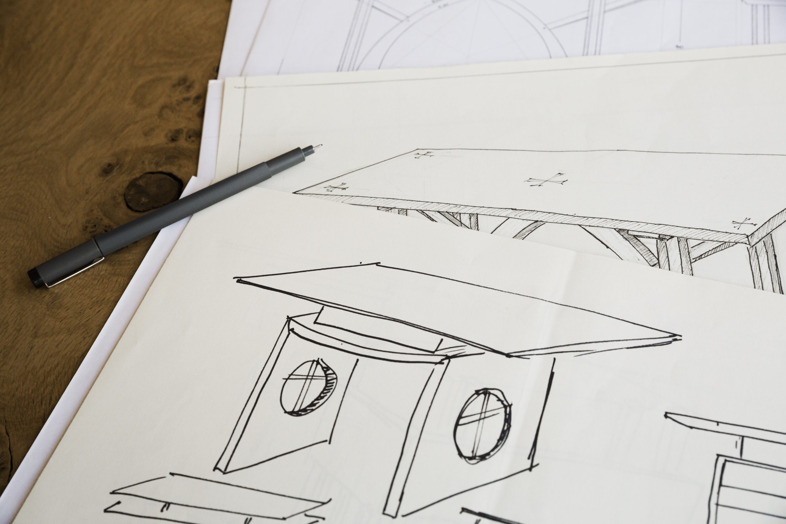 Design drawings used to patent an idea through a provisional patent application